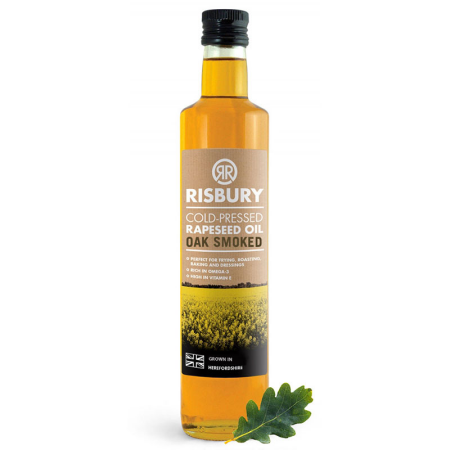 RISBURY COLD-PRESSED RAPESEED OIL OAK SMOKED - 250ml